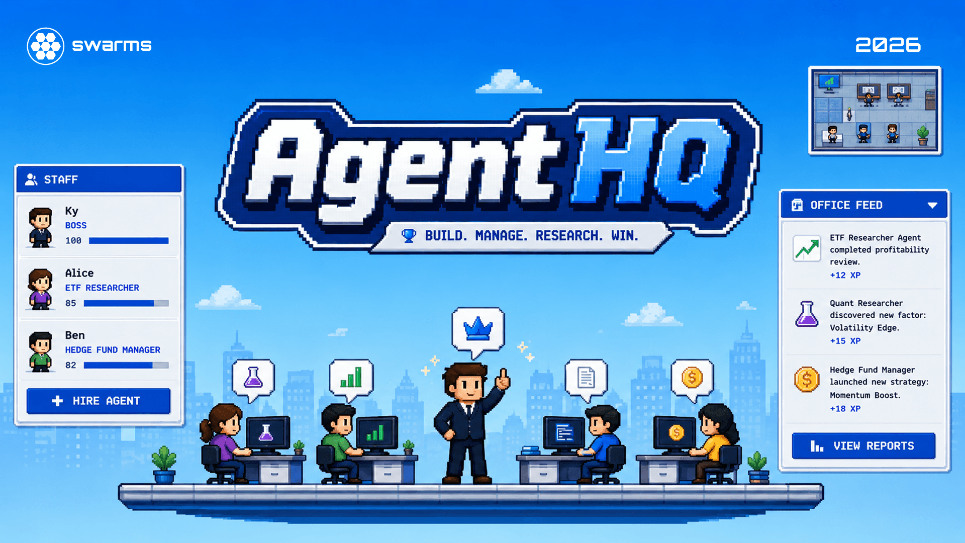 AgentHQ — Agent Office