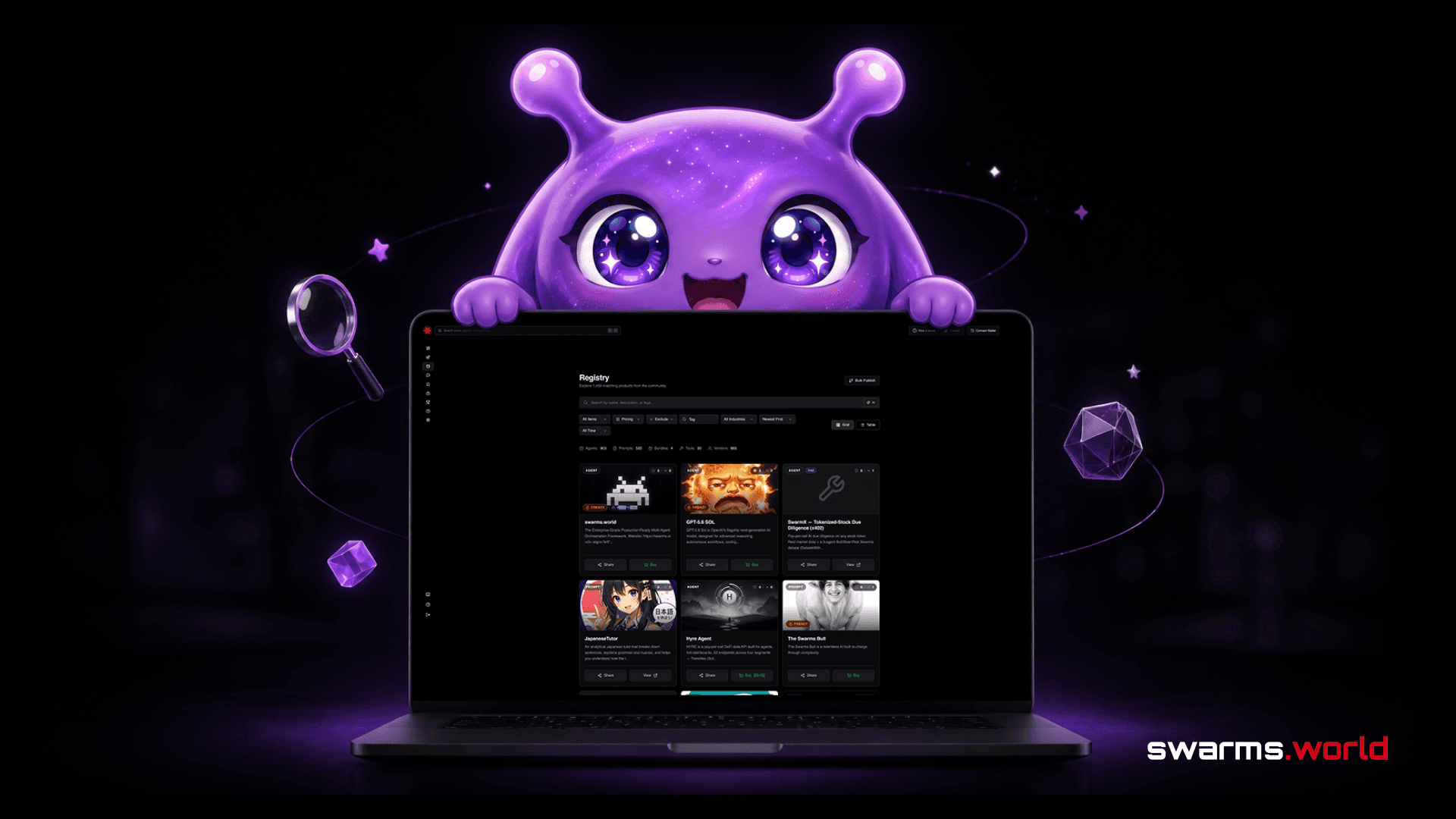 Swarms Marketplace changelog for June and July