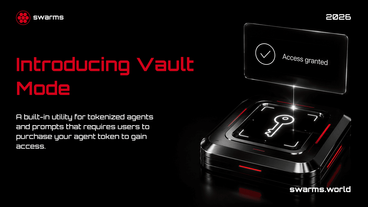 Vault Mode on the Swarms Marketplace